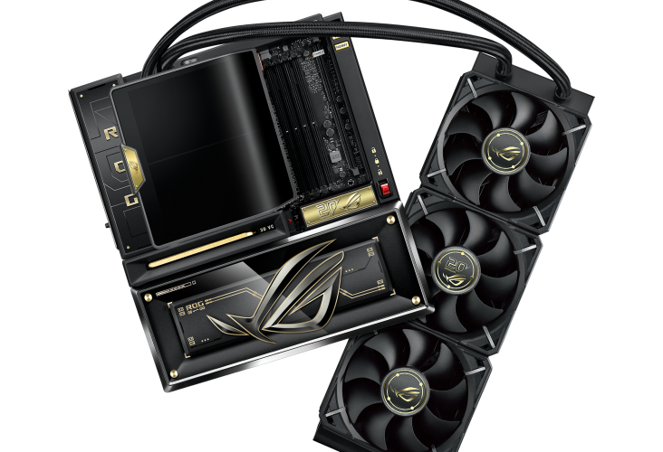 ASUS apresenta a ROG Crosshair X870E Edition 20 com suporte para até 9 SSDs M.2 usando chip ASMedia