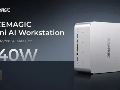 Acemagic apresenta F9A, mini PC workstation equipado com Ryzen AI Max+ 395 e 128GB de RAM