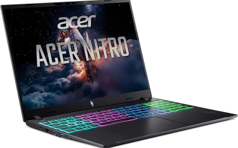 Acer apresenta Nitro V 16 AI com Ryzen 9 270 e RTX 5070 por US$ 2.100
