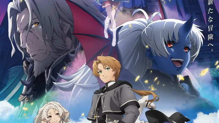 Mushoku Tensei: 3ª temporada apresenta novos visuais de Rudeus, Roxy e Sylphiette