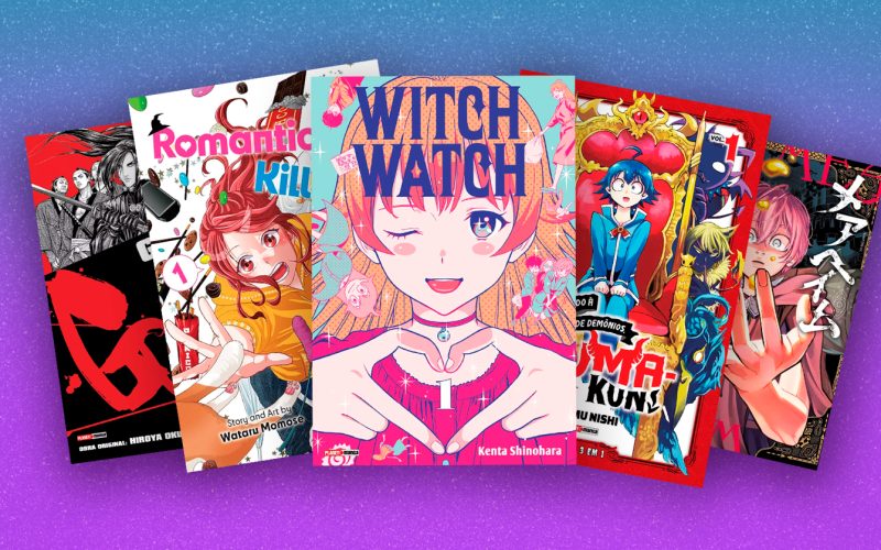 Novos mangás como Iruma-Kun, Witch Watch e Romantic Killer são lançados pela Panini em agosto.