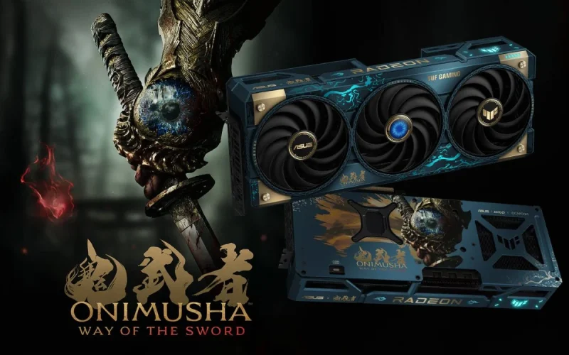 ASUS apresenta design inovador para a nova TUF Gaming Radeon RX 9070 XT Onimusha Edition