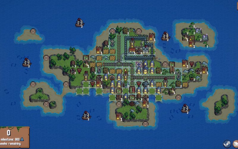 Combolands combina pixel art e mecânicas de Islanders