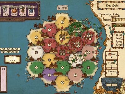 Feed the Scorchpot combina mecânicas de Catan com a temática de um dragão faminto