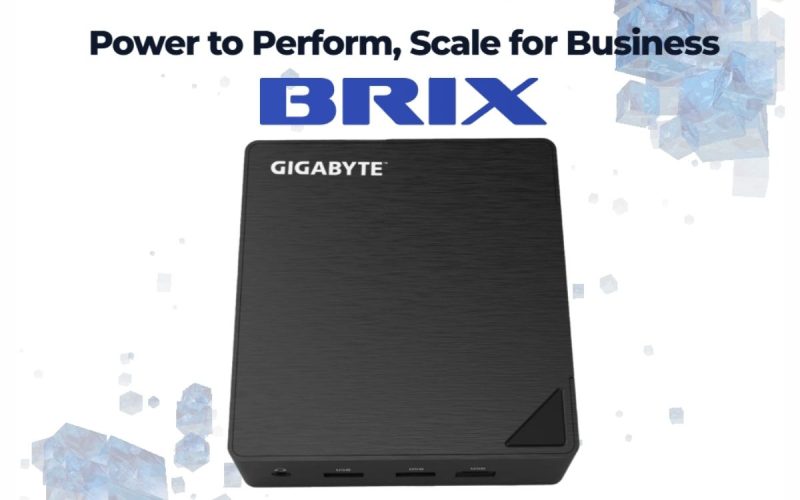 Gigabyte lança mini PCs Brix com processadores AMD Ryzen Gorgon Point
