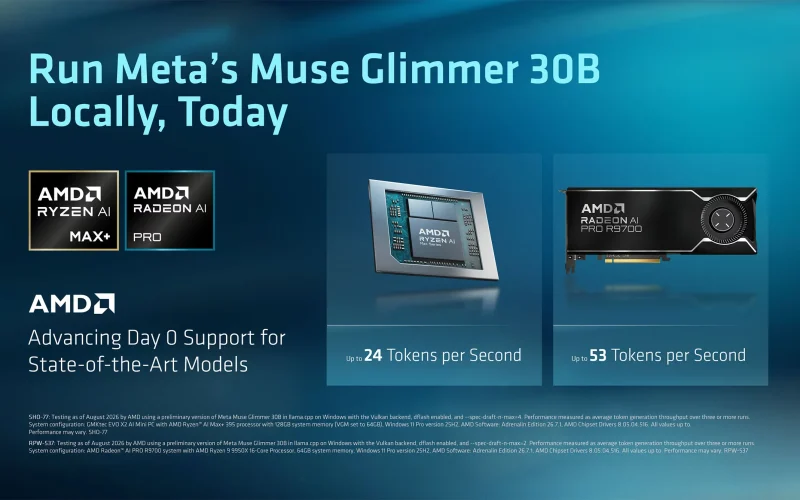 IA da Meta agora é compatível com hardware AMD, funcionando sem necessidade de nuvem