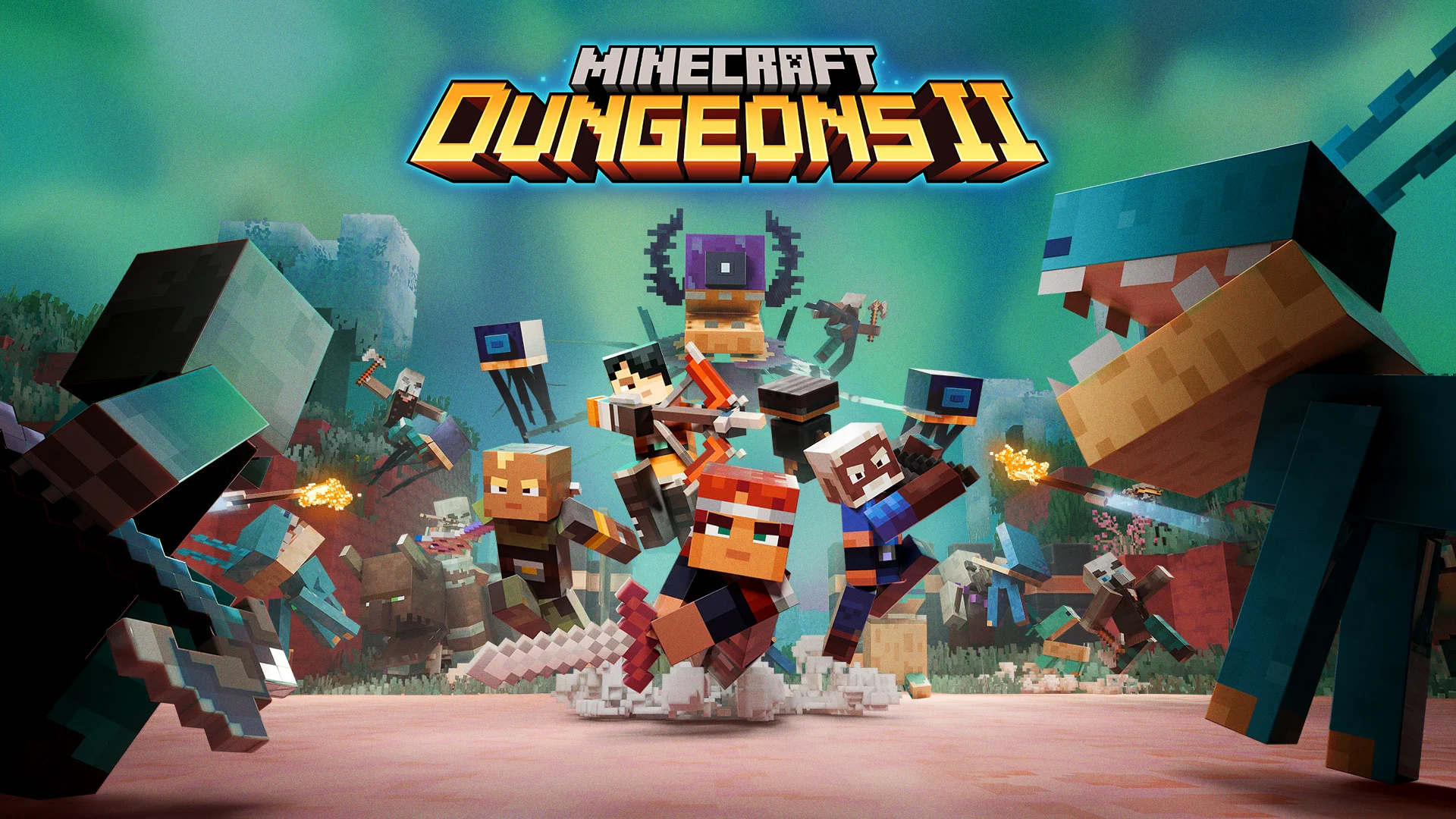 Novidades de Minecraft Dungeons II apresentadas na gamescom 2026