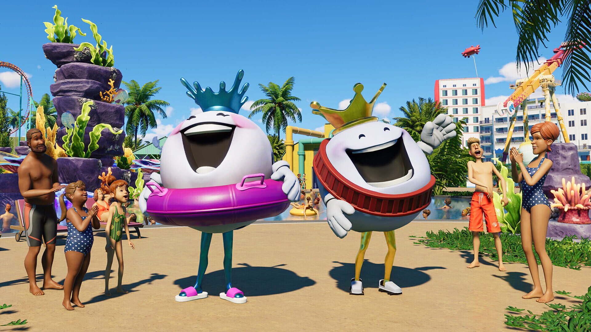 Novos itens temáticos de cinema chegam em "Planet Coaster 2" com o Silver Screen Pack