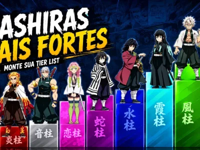 Os Hashiras Mais Poderosos de Demon Slayer: Crie Sua Própria Tier List
