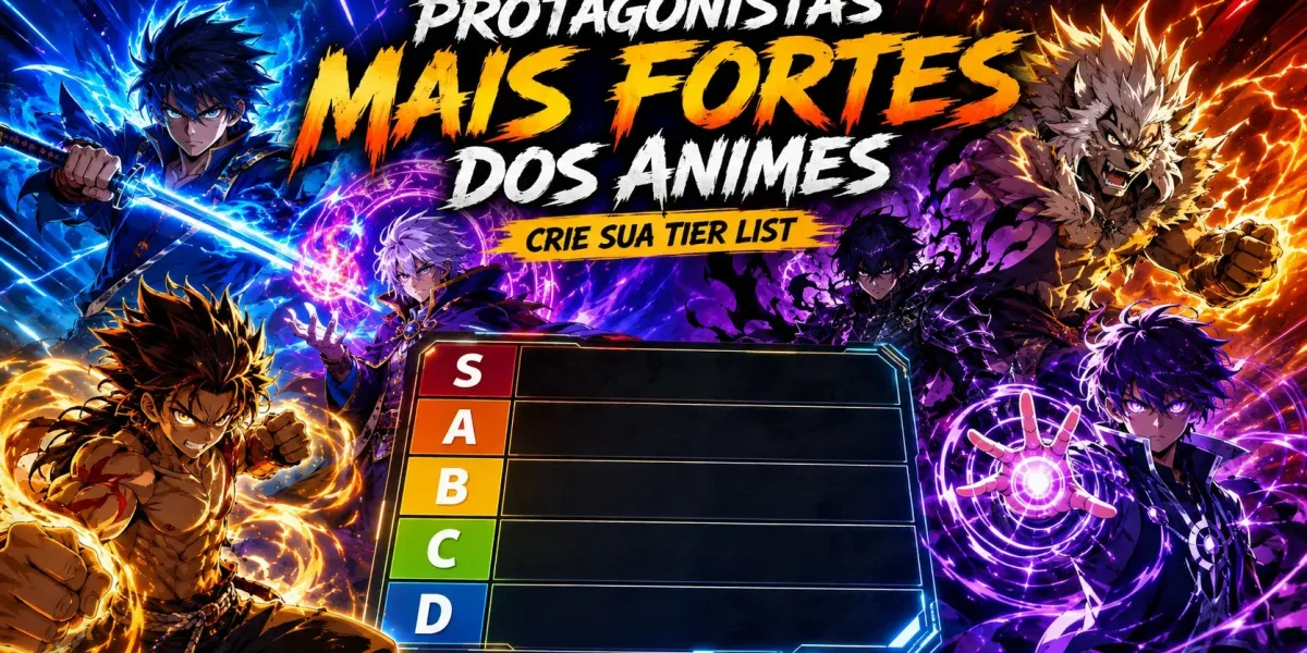 Os Protagonistas Mais Poderosos dos Animes: Monte Sua Própria Tier List