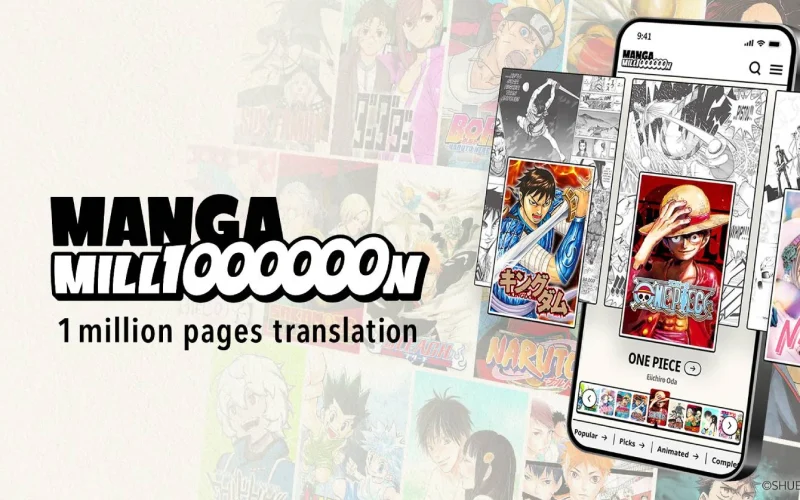 Shueisha apresenta Manga Million, plataforma gratuita com mangás traduzidos em mais de 100 idiomas