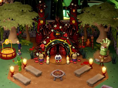 Two Point Museum ganha crossover com Cult of the Lamb