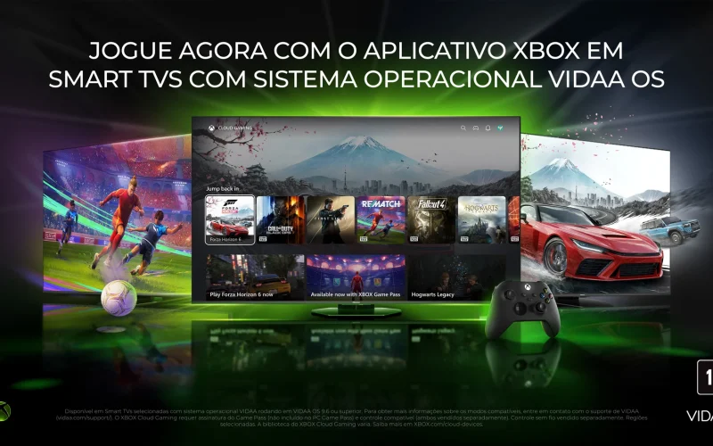 App Xbox agora disponível em TVs Hisense com VIDAA OS