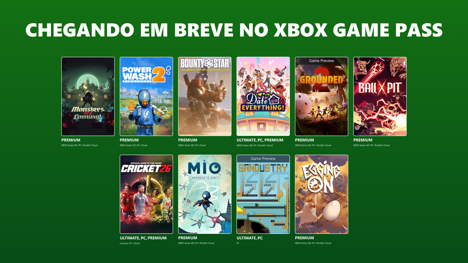 Novos jogos em breve no Xbox Game Pass incluem beta aberto de Gears of War: E-Day