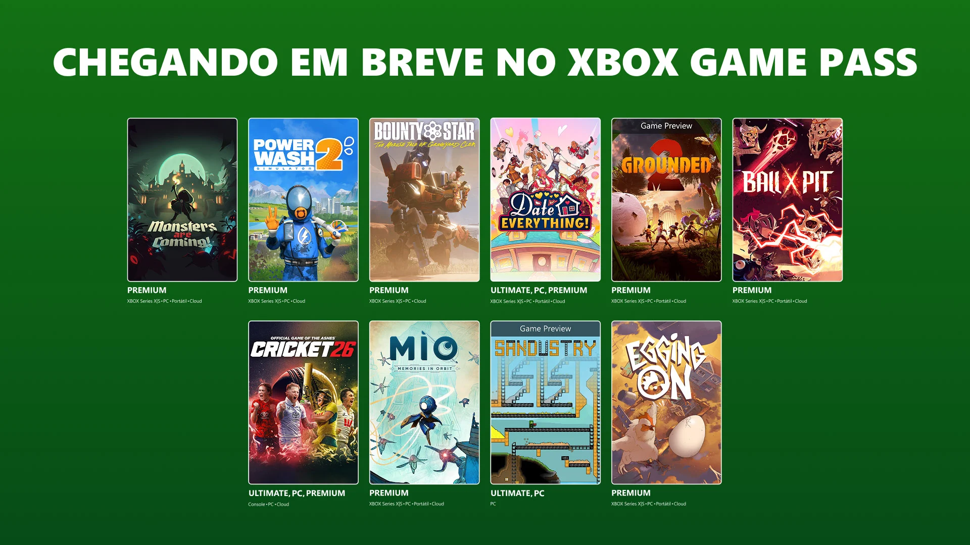 Novos jogos em breve no Xbox Game Pass incluem beta aberto de Gears of War: E-Day