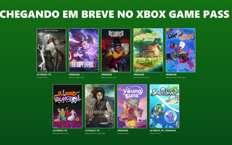 Novos jogos no Xbox Game Pass: Resonance, Vapor World e mais em agosto