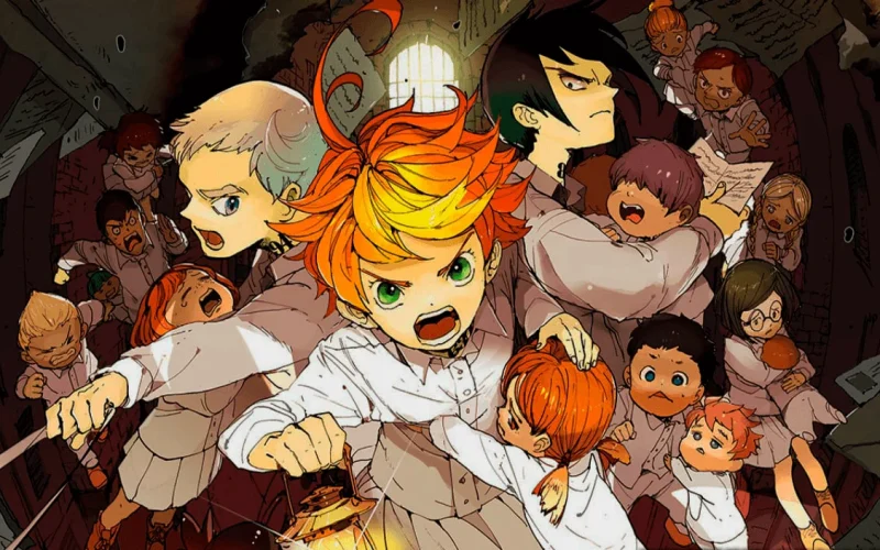Yakusoku no Neverland retorna com novos capítulos após 6 anos de espera