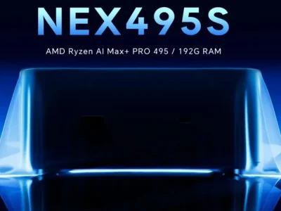 AOOSTAR anuncia mini-PC NEX495S com processador Ryzen AI Max+ PRO 495 e até 192 GB de RAM