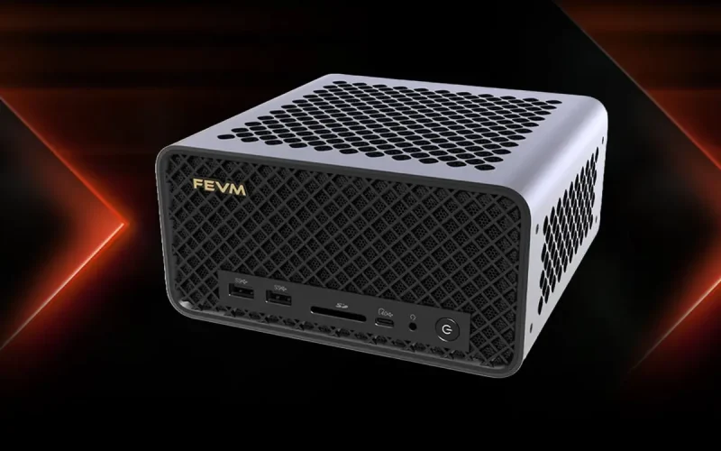FEVM lança mini PCs super compactos com até RTX 5090 e processadores de desktop