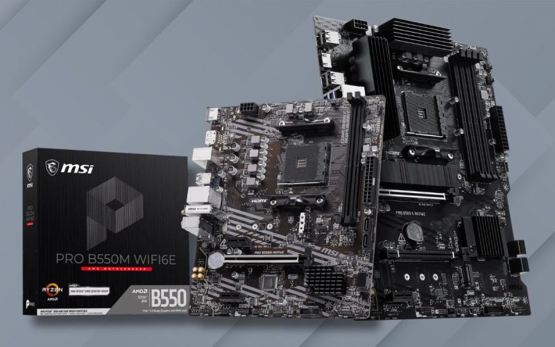 MSI lança novas placas-mãe PRO B550 AM4, incluindo modelo com Wi-Fi 6E