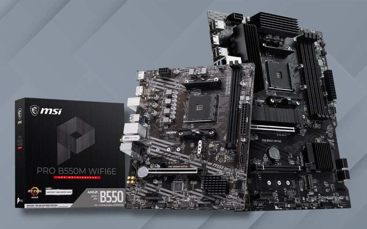MSI lança novas placas-mãe PRO B550 AM4, incluindo modelo com Wi-Fi 6E