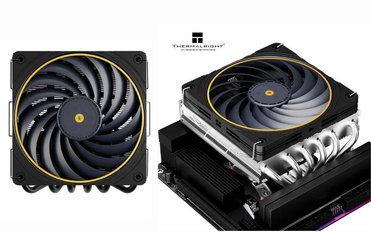 Thermalright apresenta AXP120-X77: cooler de perfil baixo com design discreto e eficiente
