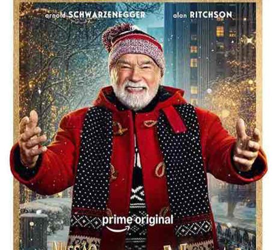 Arnold Schwarzenegger estrela ‘Missão Resgate de Natal’, comédia natalina no Prime Video