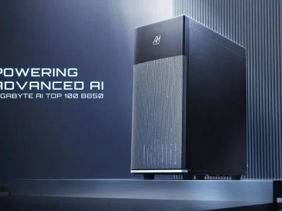Gigabyte apresenta AI Top 100 B850: workstation compacta com até duas Radeon AI PRO R9700