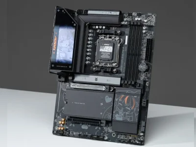 Gigabyte lança versão preta da B850 AORUS Elite-P ARI com temática de anime