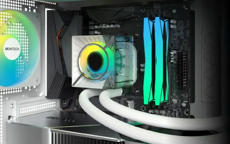 Montech apresenta coolers AIO CyberFlow com radiador extra no bloco da CPU