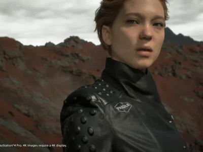 <p>Teaser da série animada <em>Death Stranding Isolations</em>, com estreia prevista para 2027 no Disney+</p>